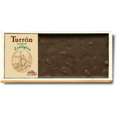 Chocolate nougat with blueberries organic