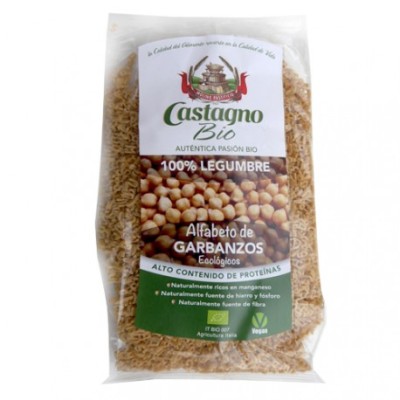 Sopa de letras de garbanzo ecológico 250g