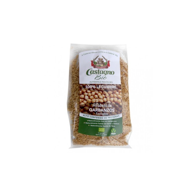 Sopa de letras de garbanzo ecológico 250g