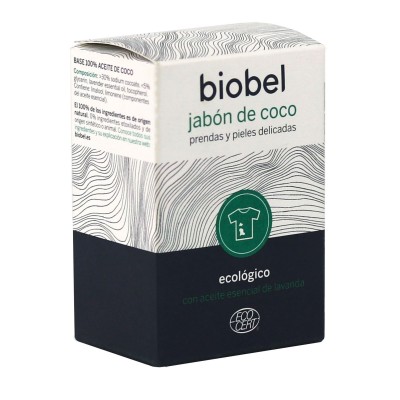 Coconut soap for DELICATE SKINS and CLOTHES 240 gr Organic bar