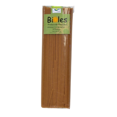 Espagueti trigo integral 500g Ecológico 