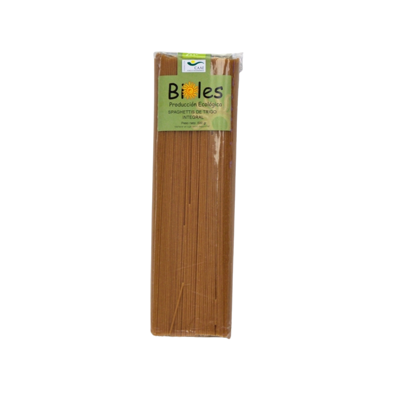 Espagueti trigo integral 500g Ecológico 