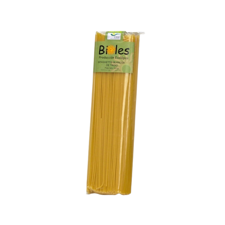 Espagueti trigo blanco 500g ecológico