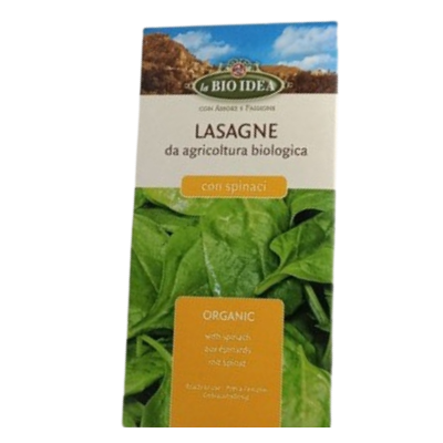 Lasaña con espinacas 250g ecológico