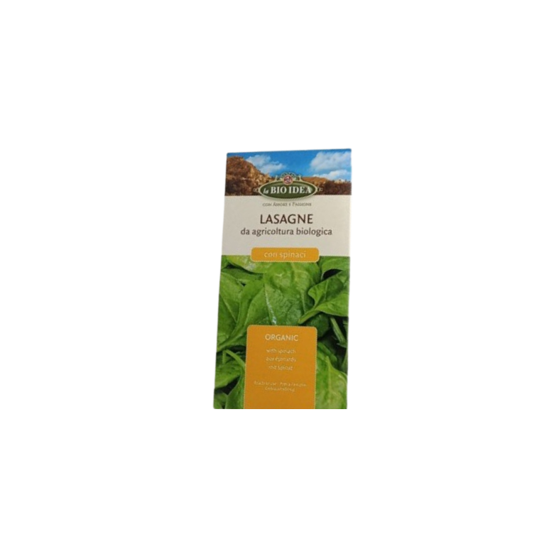 Lasagne with spinach 250g organic
