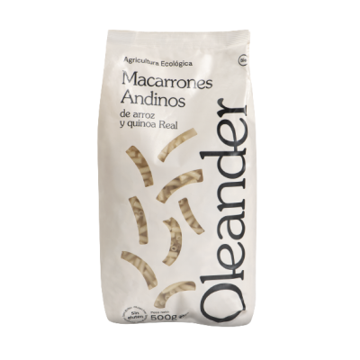 Macarrón arroz y quinoa 500g SIN GLUTEN ecológico