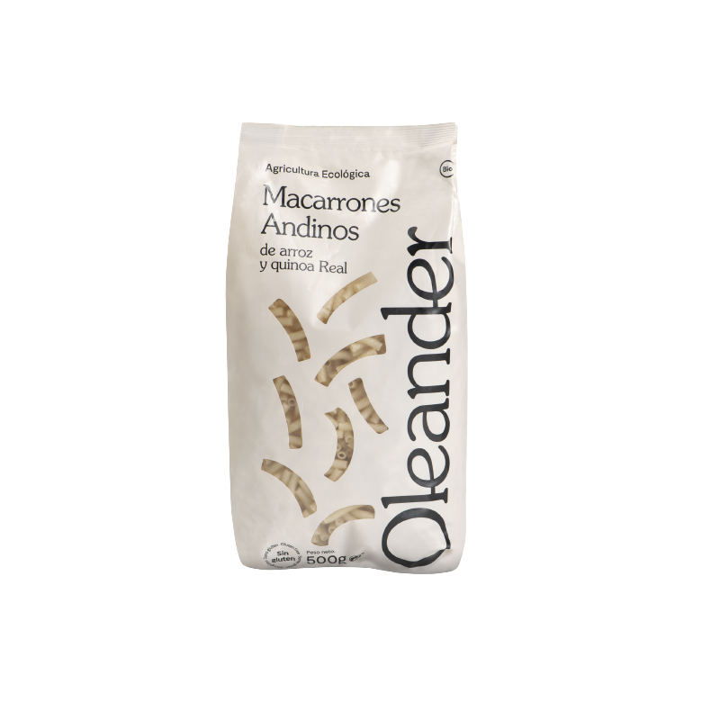 Macarrón arroz y quinoa 500g SIN GLUTEN ecológico