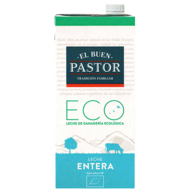 Leche Buen Pastor 1l ENTERA Ecológica 