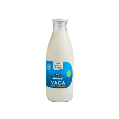 Leche de vaca Entera pasteurizada 1l ecológica 