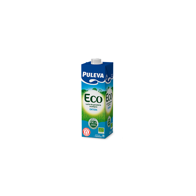 Leche de vaca Entera ecológica 1l 