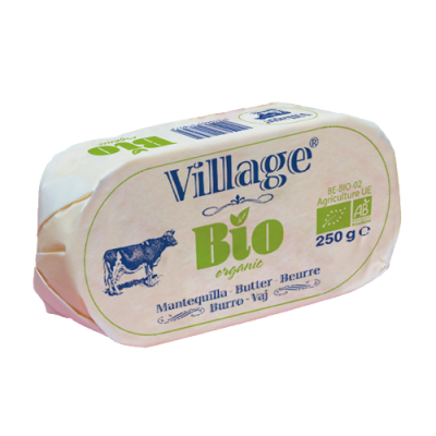 Mantequilla SIN SAL Village 250g Ecológica 