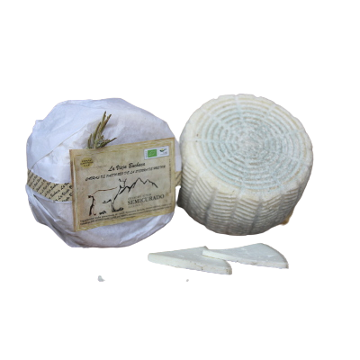 Queso SEMICURADO MITAD 400g aprox. Vieja Buchaca Ecológico   