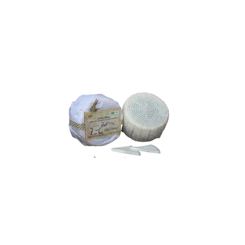 Queso SEMICURADO UNIDAD 800-850g aprox. Vieja Buchaca Ecológico