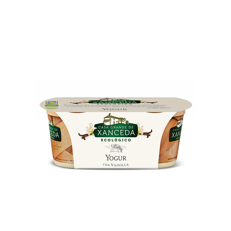 Yogur con vainilla Pack 2 x 125g ecológico    