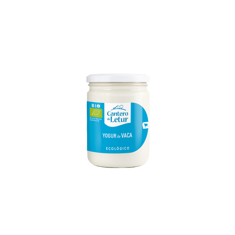 Yogur natural de VACA 420 ml ecológico