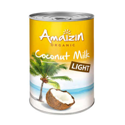 Organic light coconut milk 400 ml