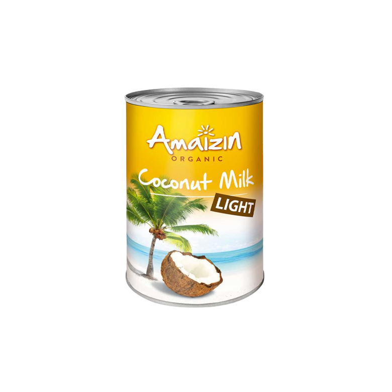 Leche de coco light 400 ml ecológica 