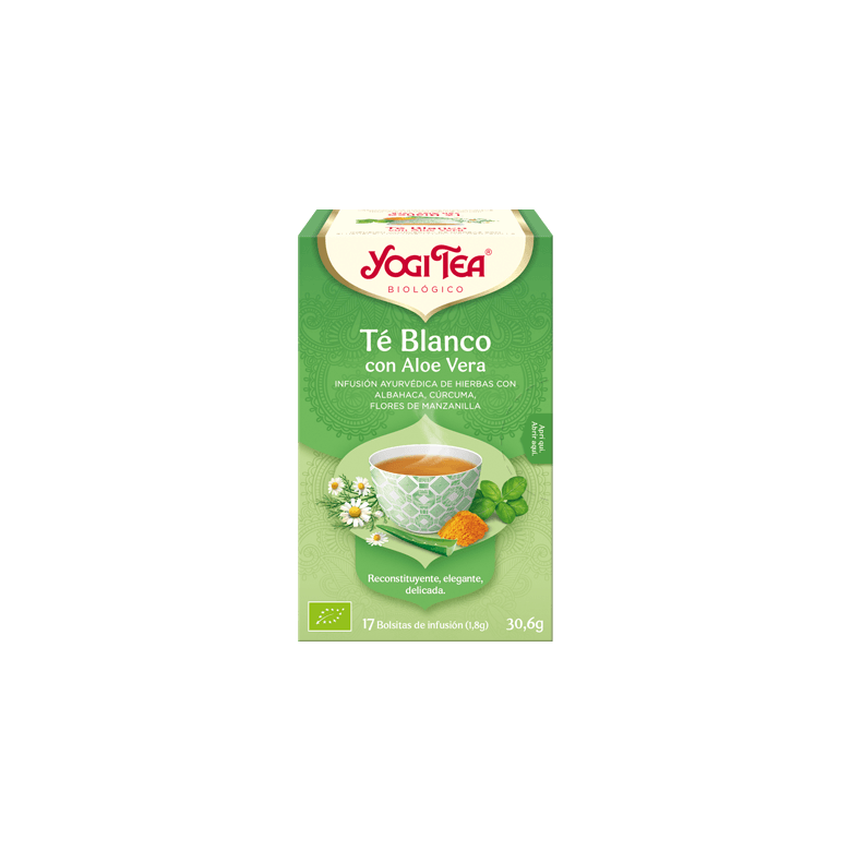 Yogi tea Blanco con Aloe Vera Ecológico