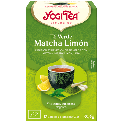 Yogi tea Té verde matcha limón Ecológico