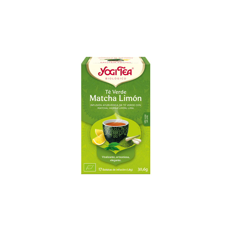 Yogi tea Té verde matcha limón Ecológico