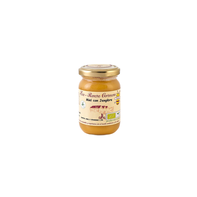 Miel con jengibre 250g Ecológico
