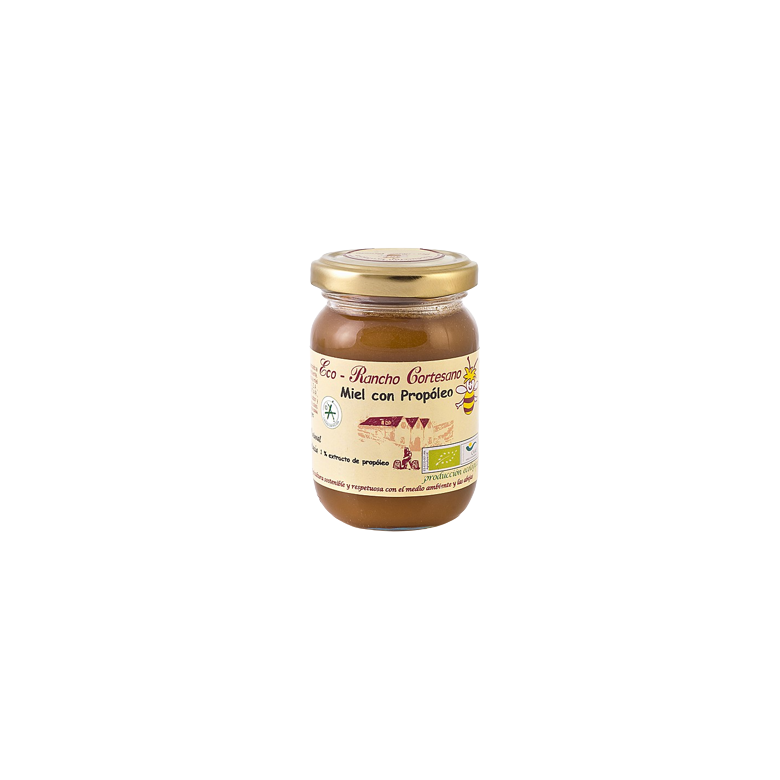 Miel con propóleo 250g ecológica