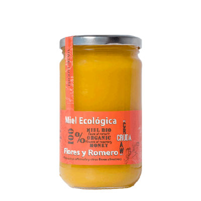 Miel de flores y romero 800g Ecológico