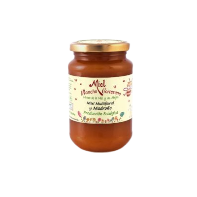 Miel multifloral y MADROÑO 500g Ecológico