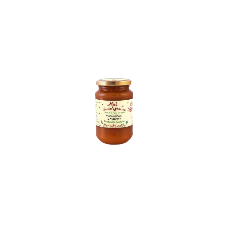 Miel multifloral y MADROÑO 500g Ecológico