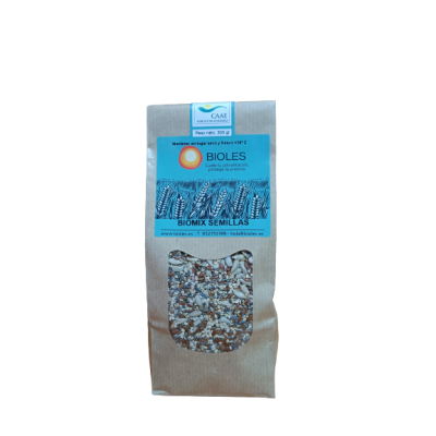Biomix semillas (sésamo, chía, girasol, amapola) 300g Ecológico