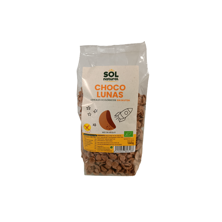Choco lunas sin gluten 160g Ecológico