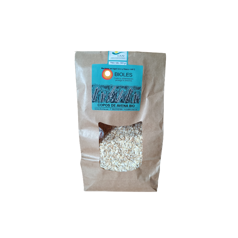 Copos de avena 500g Ecológicos