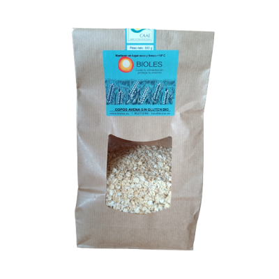 Copos de avena SIN GLUTEN 500g Ecológico