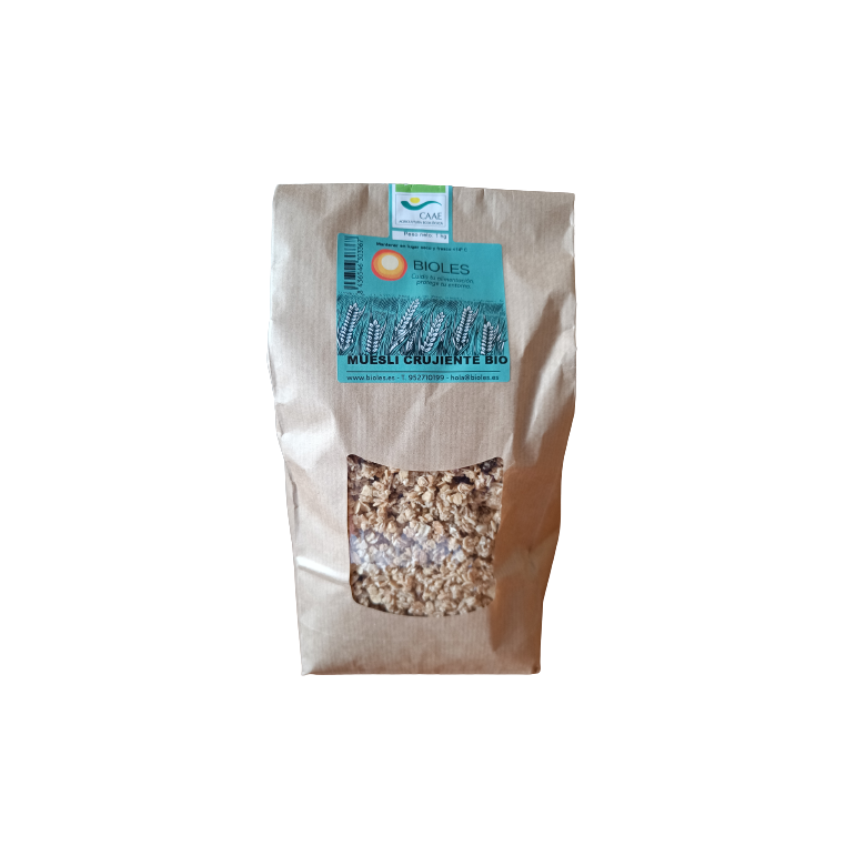 Muesli crujiente 1kg Ecológico 