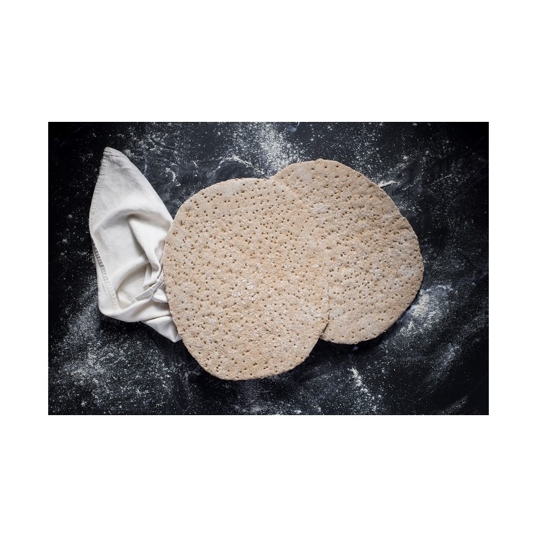 Precooked whole wheat organic pizza crust