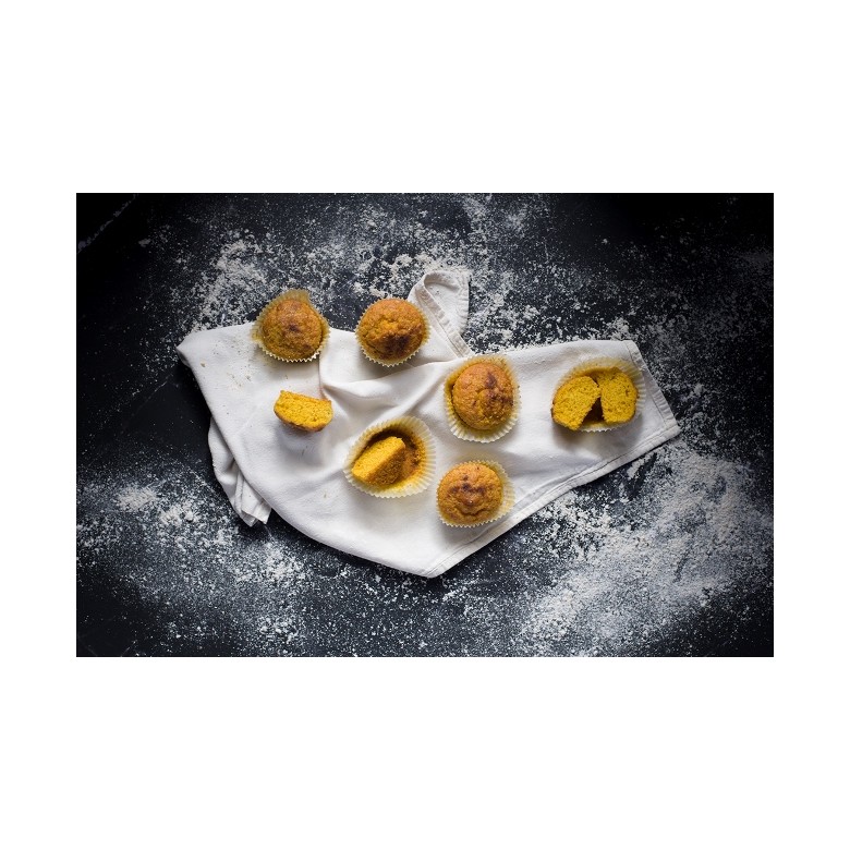 Organic Spelt pumpkin muffins 300 gr.