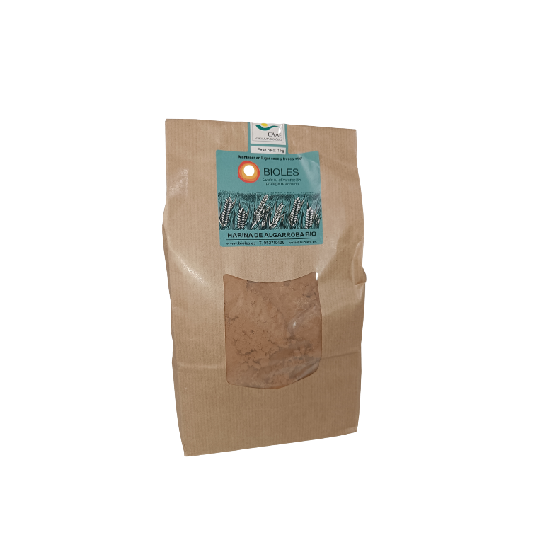 Harina de algarroba 1kg Ecológico