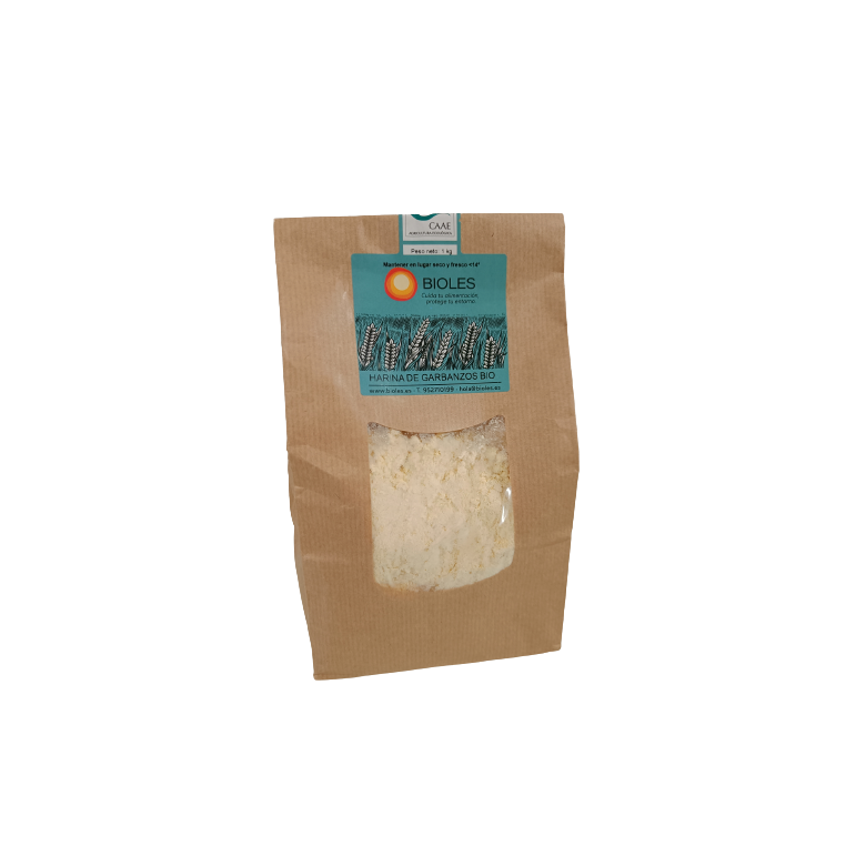 Harina de garbanzo 1kg Ecológico