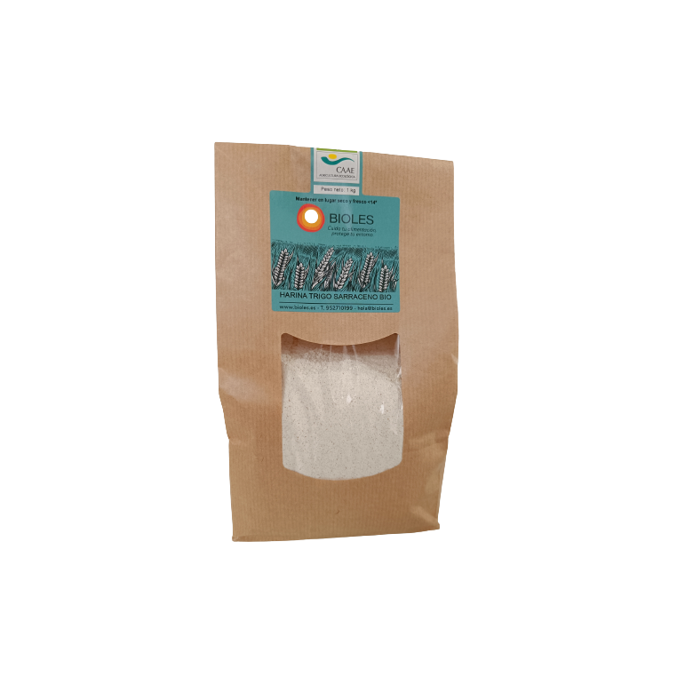 Harina de sarraceno integral 1kg Ecológico 