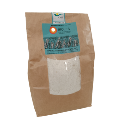 Harina integral de espelta 1kg Ecológico
