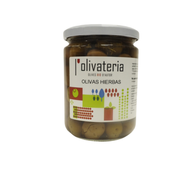 Aceitunas HIERBAS 225g ecológicas