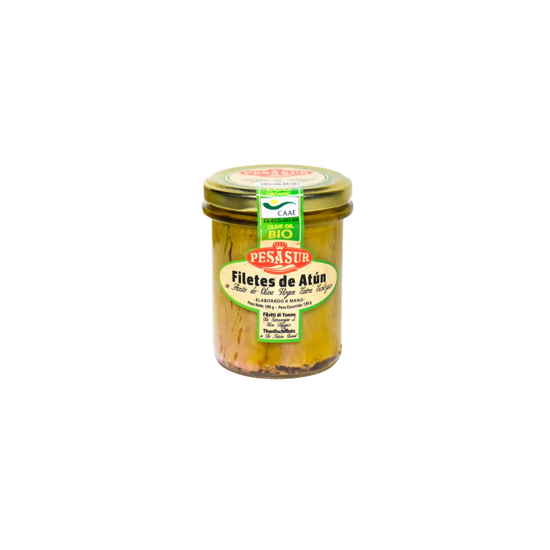 Tuna fillets 195g organic