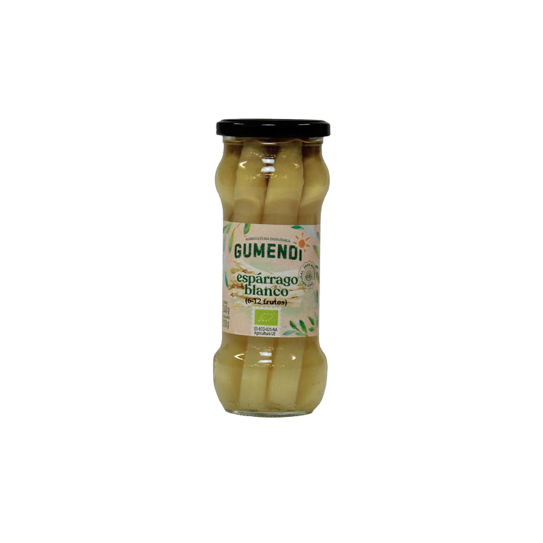 White asparagus 6/12 pieces 340g Ecological