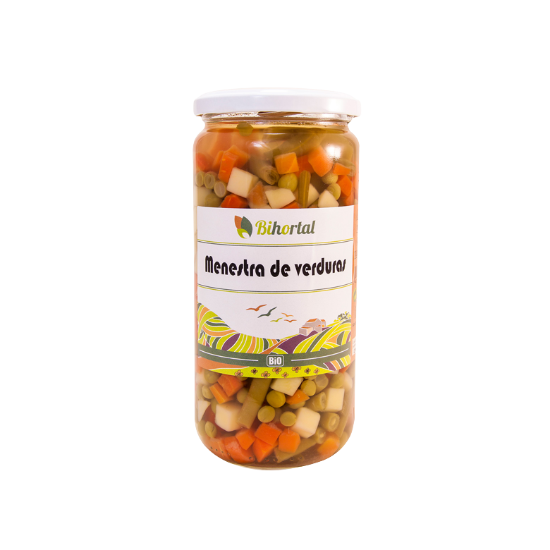 Menestra de verduras al natural 720g Ecológica
