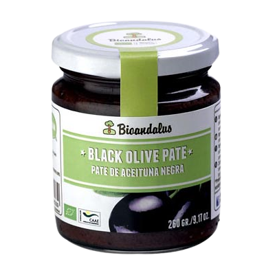 Black olive pate 220g Organic