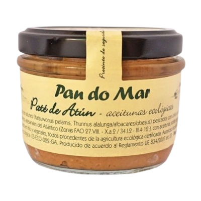 Pate de Atun con aceitunas 125gr ecológico