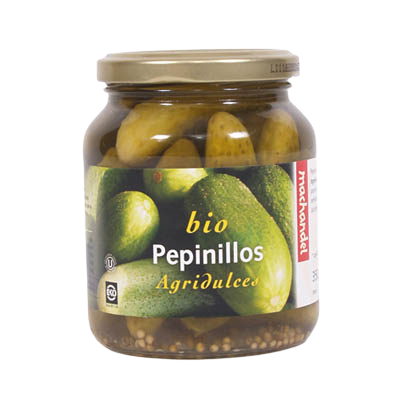 Pepinillos agridulces 350g Ecológico 