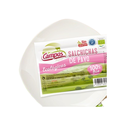 Organic Turkey Frankfurter Sausages 250g