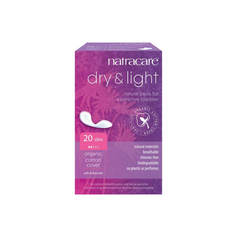 INCONTINENCE compress 20 pcs organic