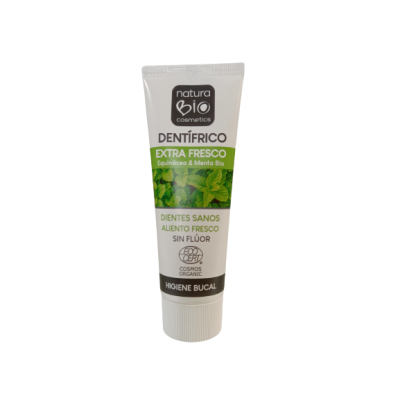 Extra fresh mint toothpaste 75ml organic